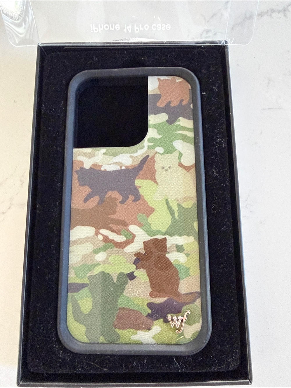 Wildflower kittens and camo 14pro phone case